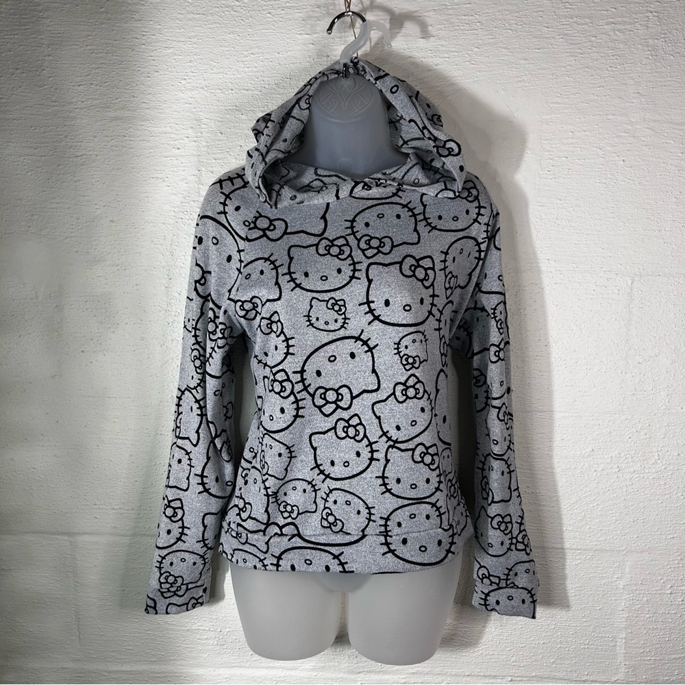 Gray Hello Kitty Hoodie